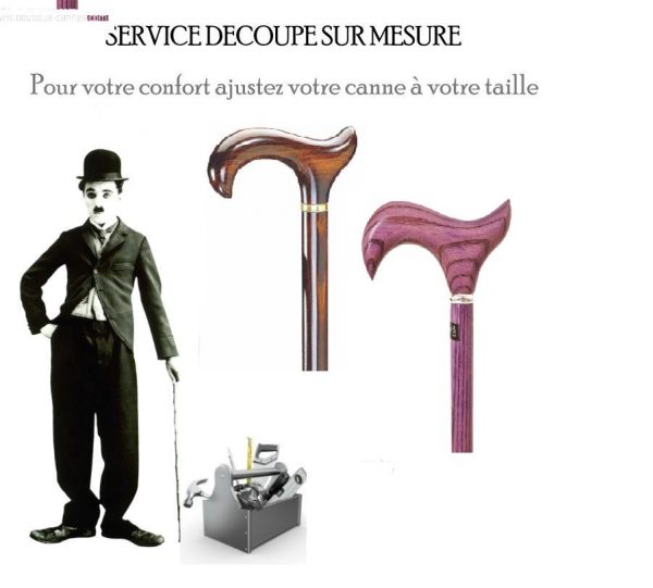 canne de marche decoupe sur mesure